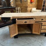 Old carpentry workbench