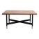 Vintage Italian teak and metal coffee table, 1970s
