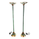 Brutalist Pair of Floor Lamps by Maison Valenti, 1970s-1980s