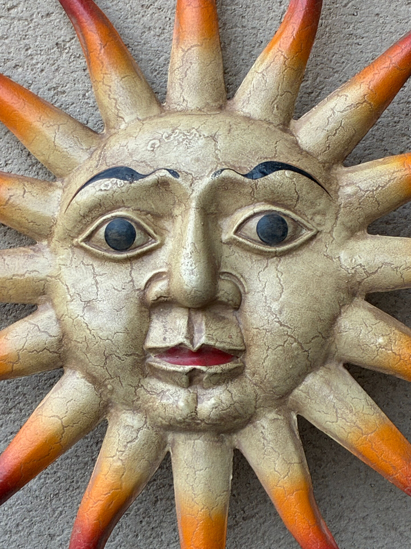 Vintage sun sign