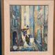 Original Swedish Oil on Panel – “Gamla Stan” (Old Town) by Emil Hellbom