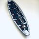 Art ceramic surfboard bowl dish by Rogier Vandeweghe for Perignem Studio, Belgium, 1960s
