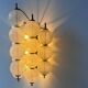 Vintage "Sterrenbeeld" wall lamp, Murano bubbled glass, Raak Netherlands 1960