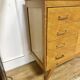 Vintage chest of drawers compass feet