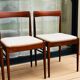 4 chaises Scandinave 1960