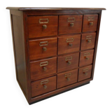 Vintage Dutch filing cabinet with drawers