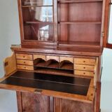 Library, mahogany secretary, mid-19th century