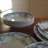 « Byzantin » - 6 assiettes creuses terre de fer St-Amand & Hamage