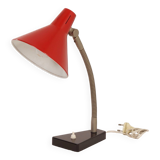 Lampe de bureau hala rouge modèle 11, années 1960