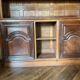 Pair of large oak bookshelves in louis-philippe style