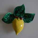 Citron in ceramic sign albert ferlay in vallauris around 1960