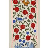 Vintage Turkish rug hand-knotted 50x92cm