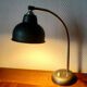 Gray industrial desk lamp 1970