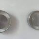 Pair of vintage wall lights, brushed metal, France 1970