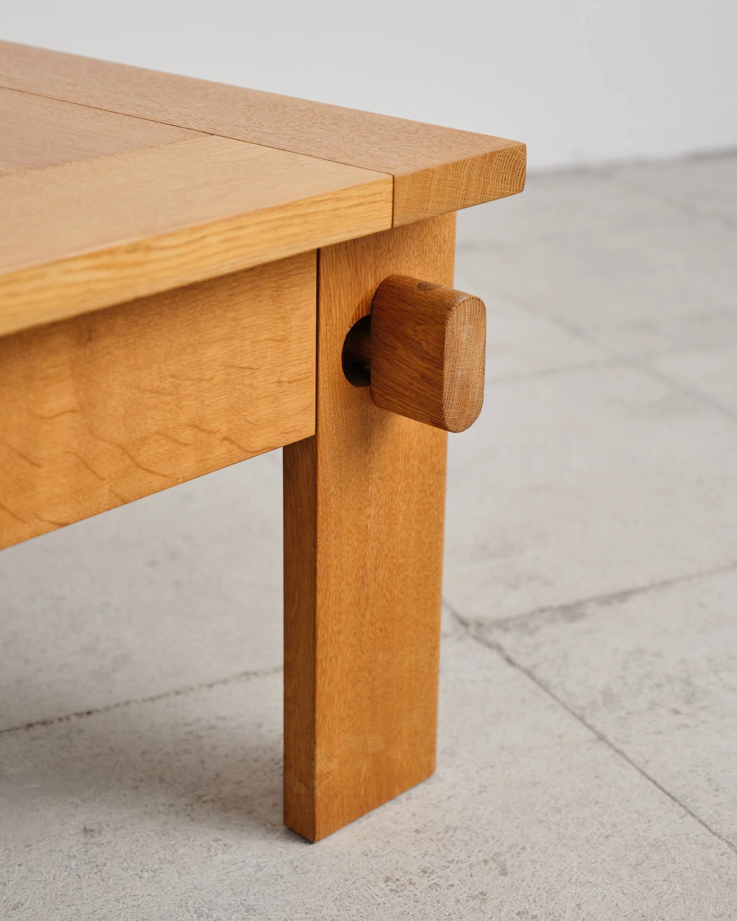 Large brutalist coffee table by Tage Poulsen, Denmark, 1960s.