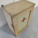 old wooden medicine cabinet, 1950s