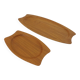 Danish Trays in Teak from Silva, 1960s, Set of 2