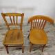Set of 5 mismatched chairs in Baumann style