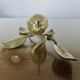 Antique bronze jewellery box, small catchall, Art Nouveau, 1920s