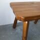 Brutalist coffee table in solid wood