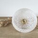 White Clichy glass pendant lamp
