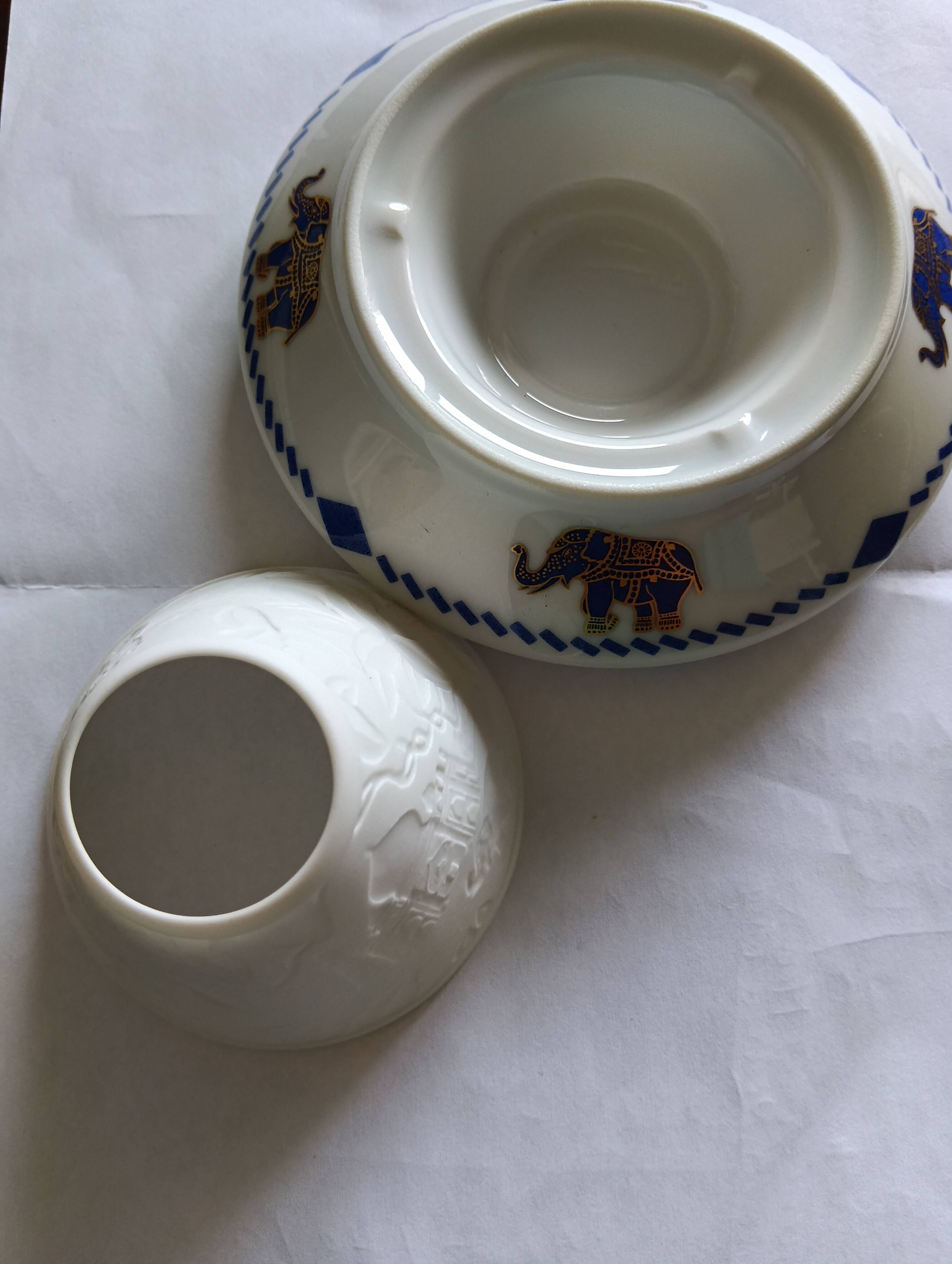 Haviland porcelain lantern