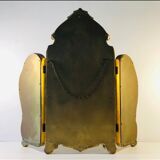 Italian triptych mirror - 68x64cm