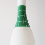 1950 vintage frosted glass suspension