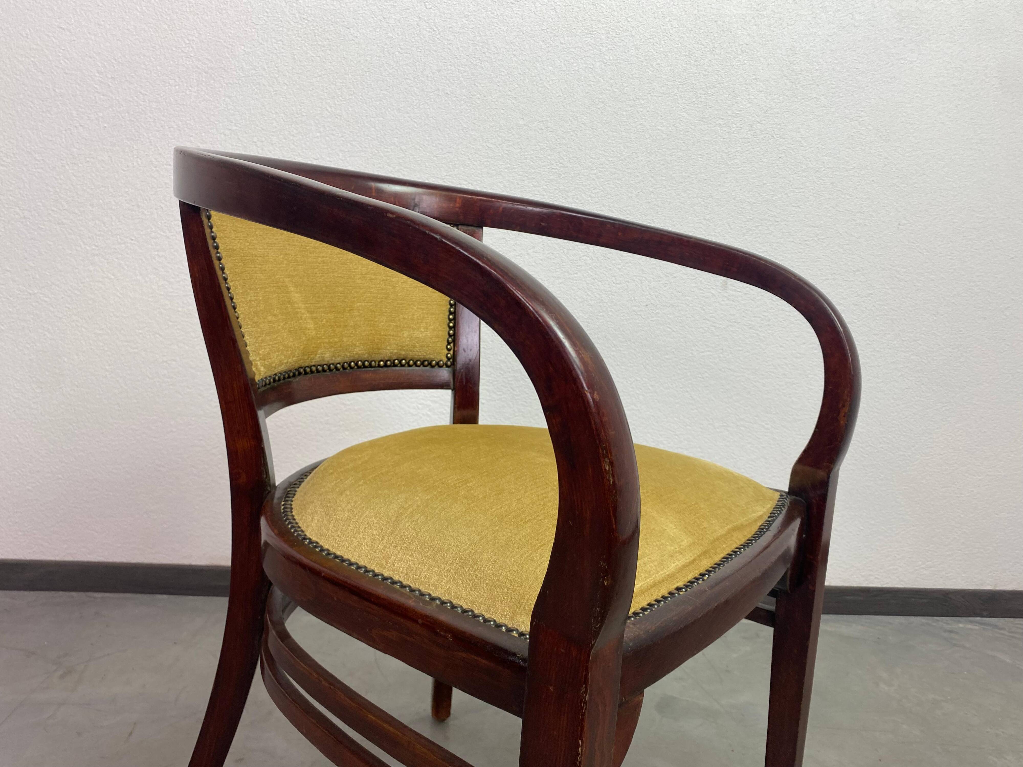 Fauteuils extrêmement rares no.6521 par Otto Wagner pour Thonet