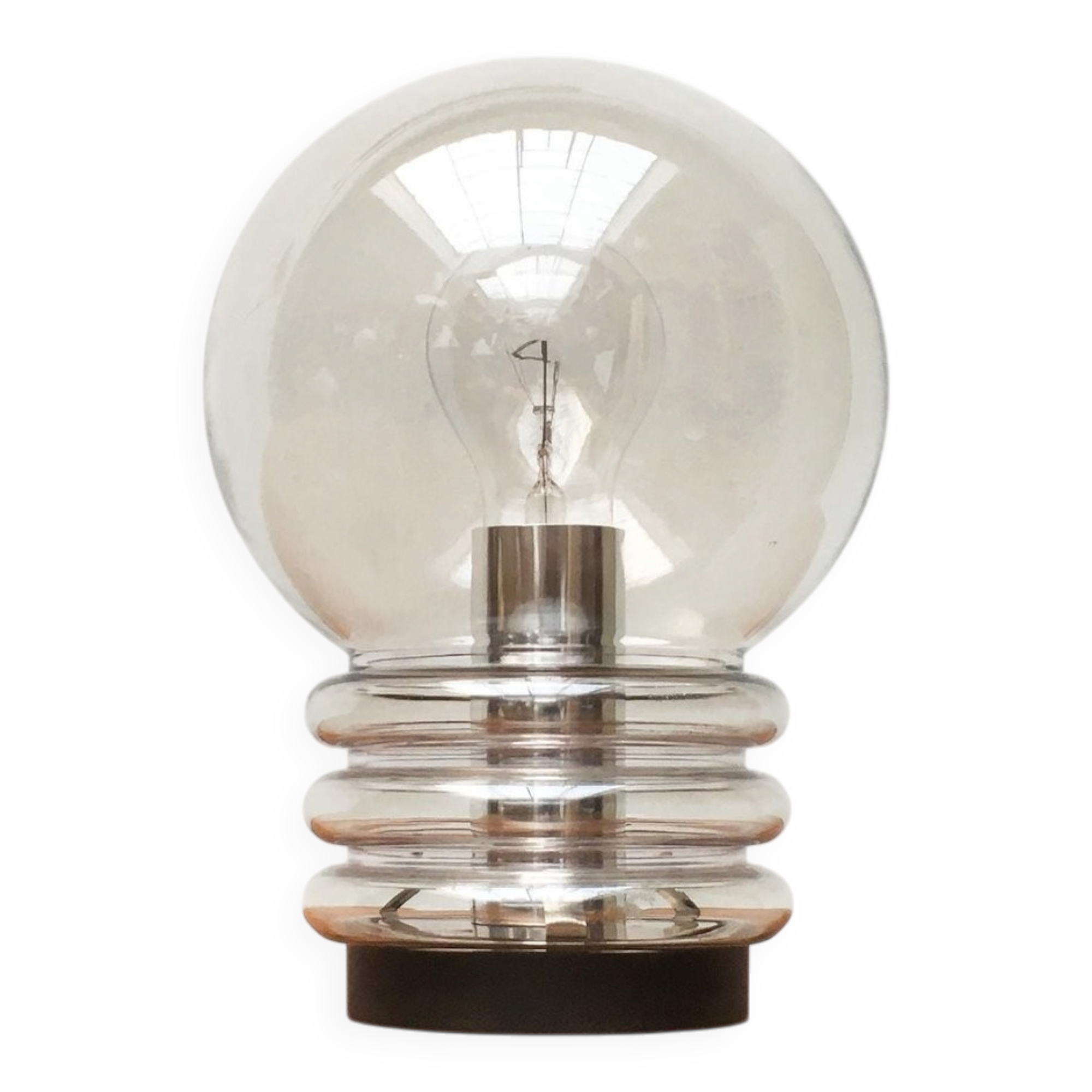 Vintage 1970s German space age table lamp by Limburg.