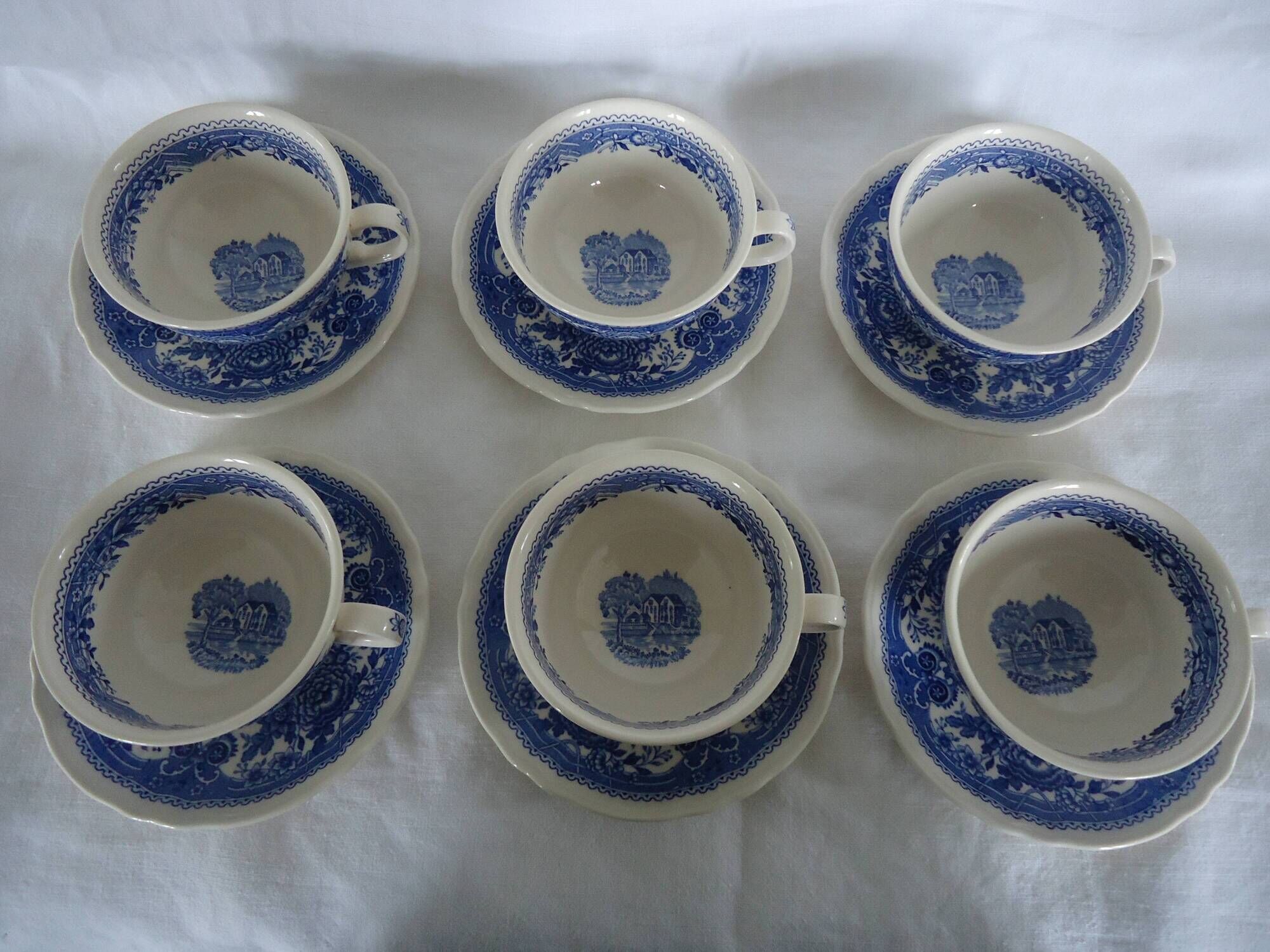 Villeroy & Boch Burgenland coffee and tea cups and saucers