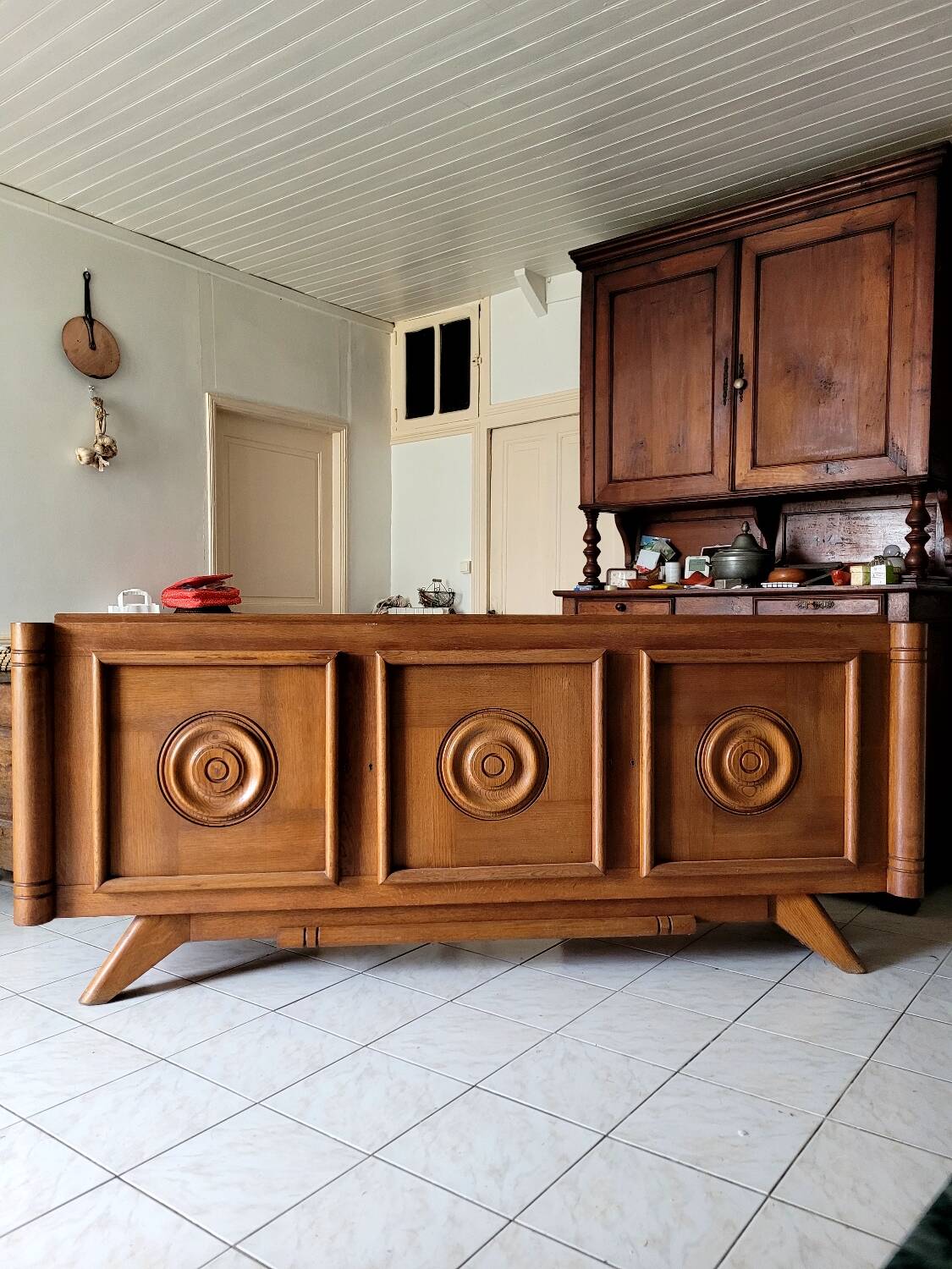 Vintage French Art Deco Sideboard