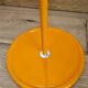 Lampadaire 2 spots en chrome, orange et noir, 1970