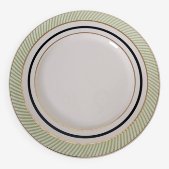 Lot n°2 of 5 Opaceline dessert plates from Salins