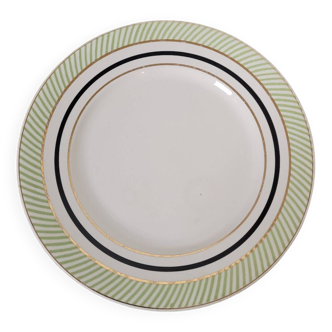 Lot n°2 of 5 Opaceline dessert plates from Salins