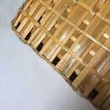 Valise vintage en rotin/osier