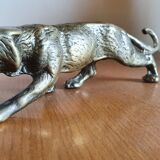 Statuette paper press panthère 70s