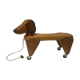 Wooden dog to pull