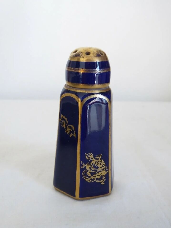 Limoges porcelain salt shaker Paul Pastaud