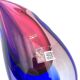 Vase Luigi Onesto Oball Sommerso Flame Blue Magenta 25cm 1.78kg Label