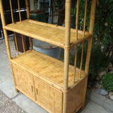 Ancient bamboo shelf