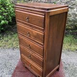 Vintage oak chest of drawers with 5 drawers