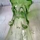 Grand vase verre vert vintage