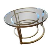 Glass coffee table