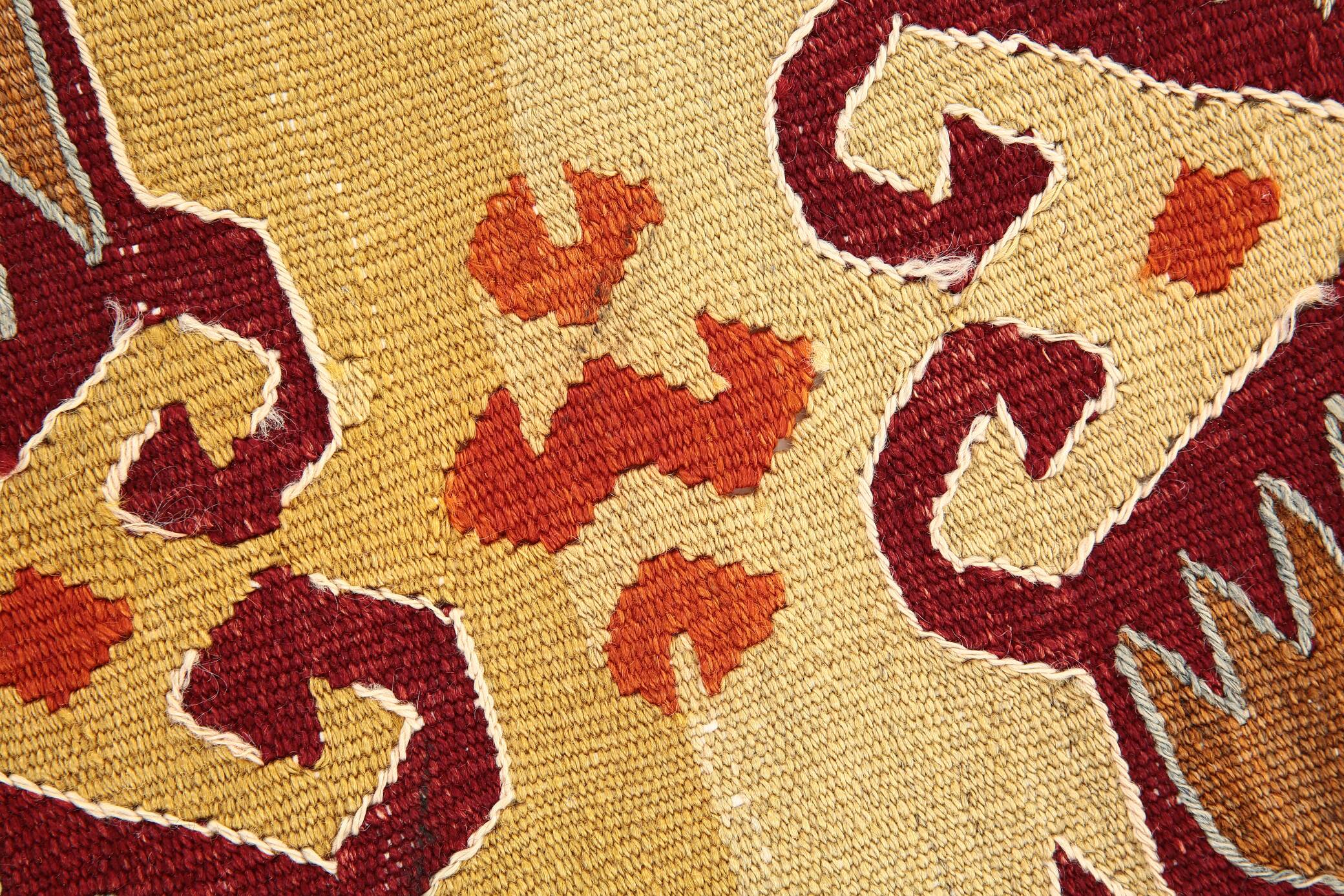 3x5 Small Size Vintage Kilim Rug, 84x137Cm