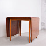 Extendable dining table in teak and oak - Hans Wegner - 1960