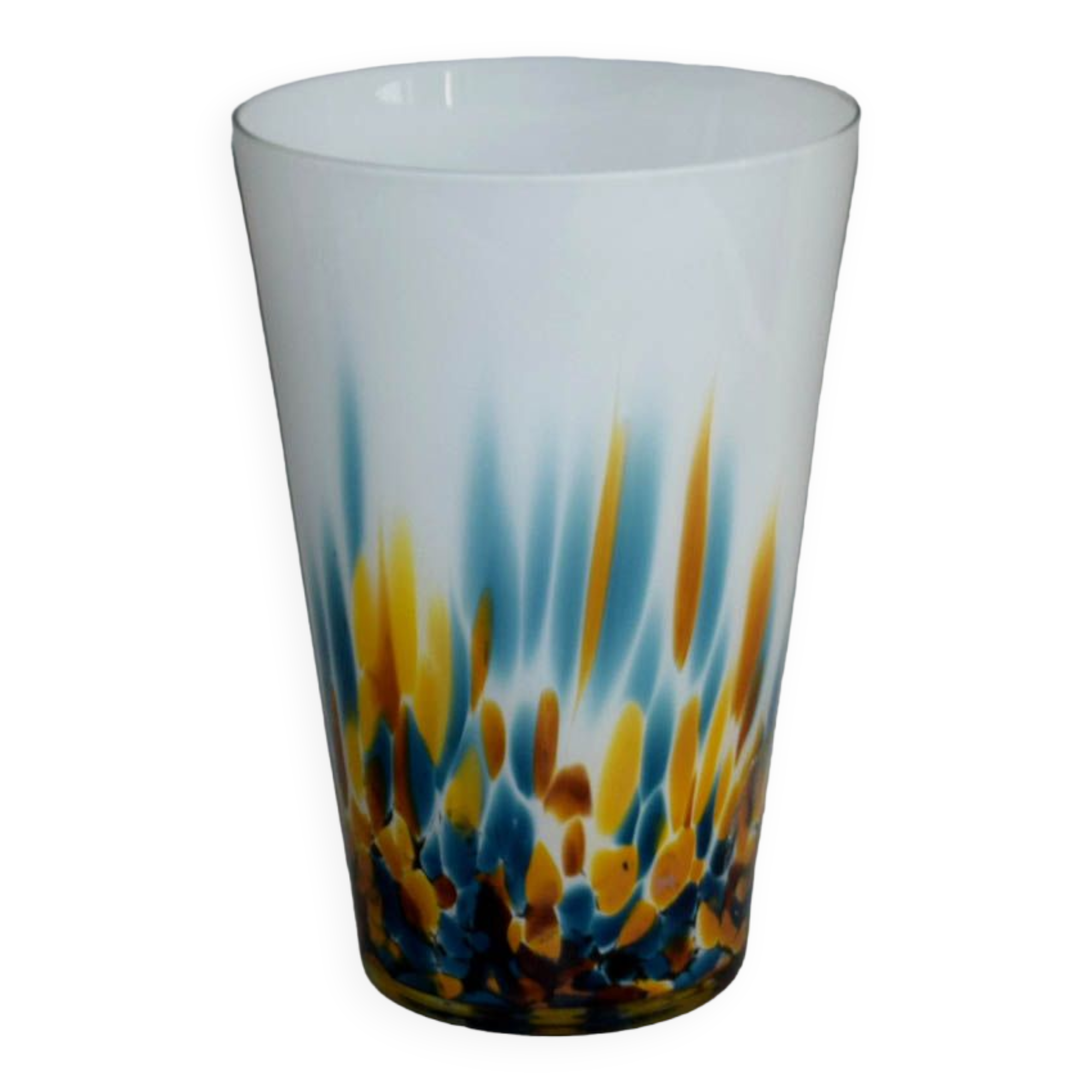 1980s Jozefina Krosno Art Glass Bowl, Poland