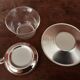 Set of 2 metal cups and saucers