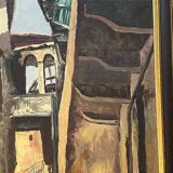 Painting by G. Bournonville, signed and dated 1958, oil on canvas