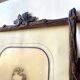 Antique Frame carved wood measurements 49 cm x 39 cm